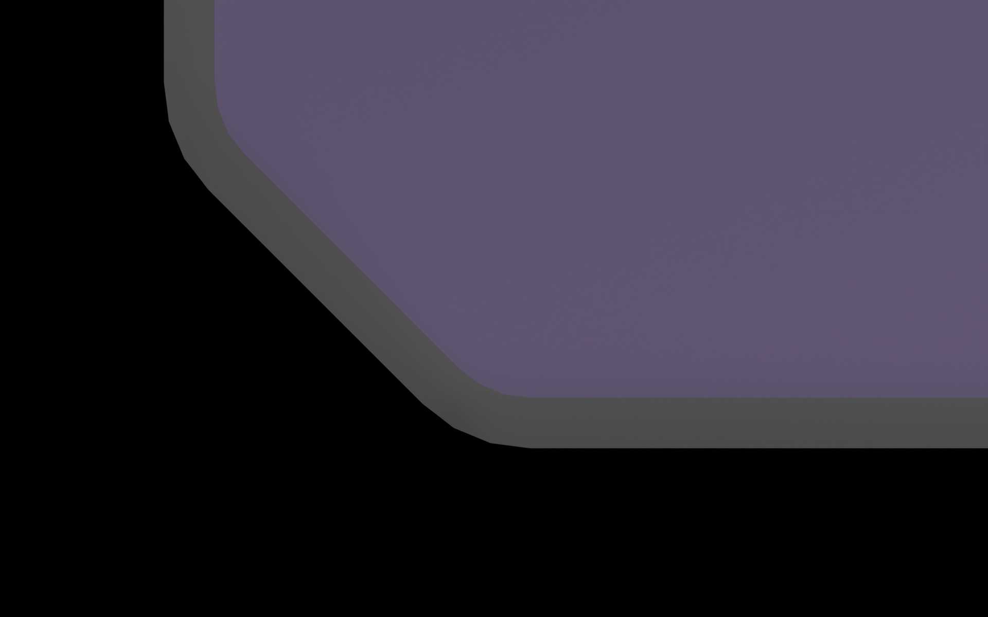 Close-up of the bottom-left corner of the reference device. The outer perimeter of the cap is offset inwards from the outer perimeter of the fluidic layer by 500 µm.